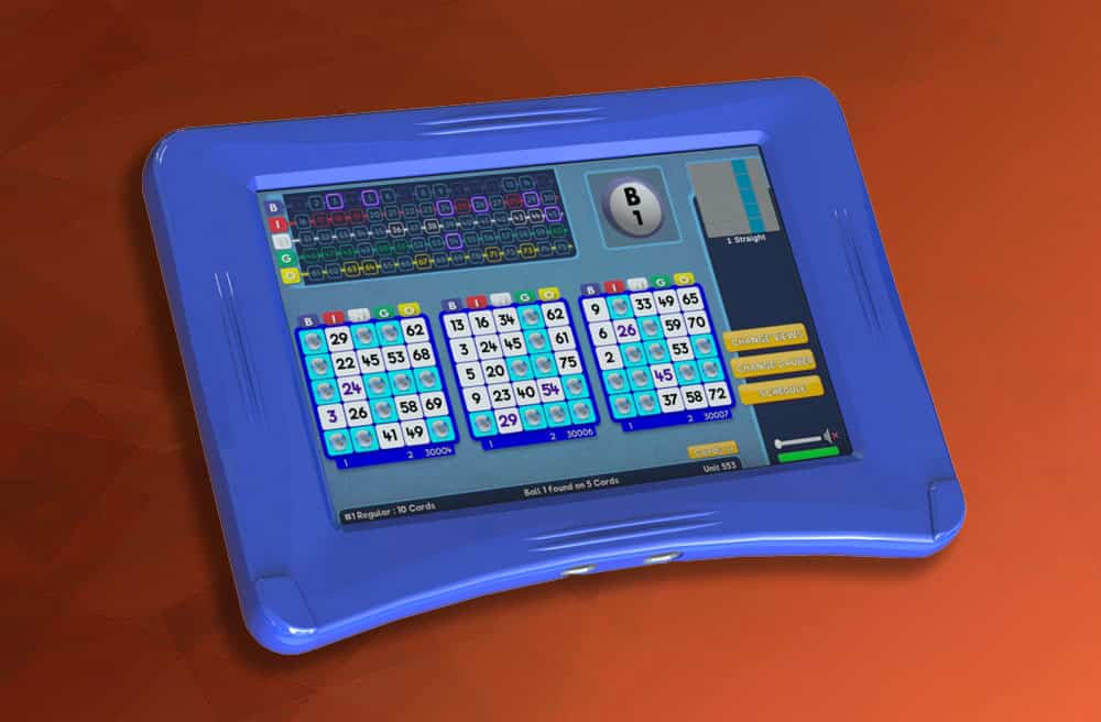 Photo of BigTrak Tech's iBingo Tab game